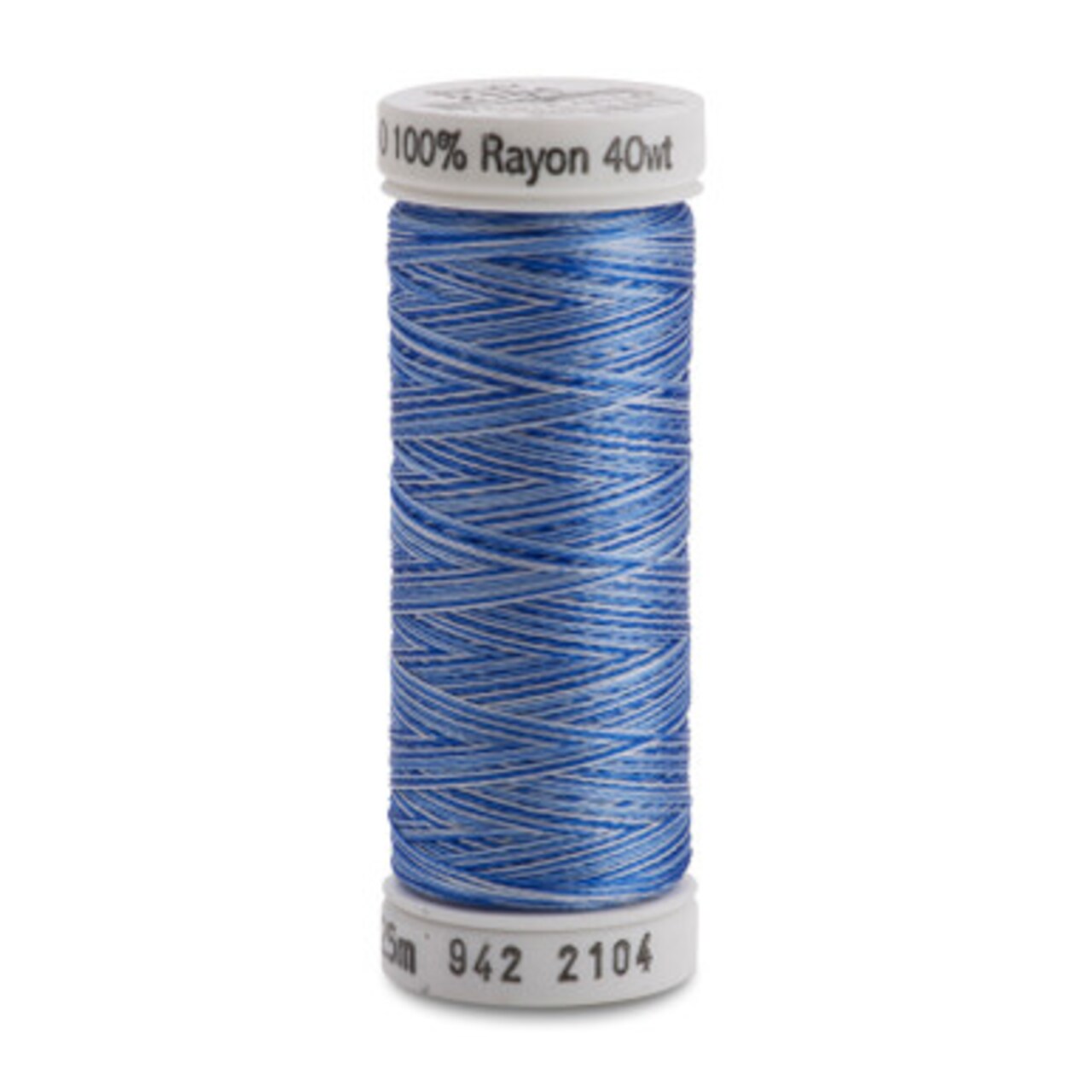Sulky 40 Wt. Rayon Variegated Thread - Vari-Pastel Blues - 250 yd. Spool